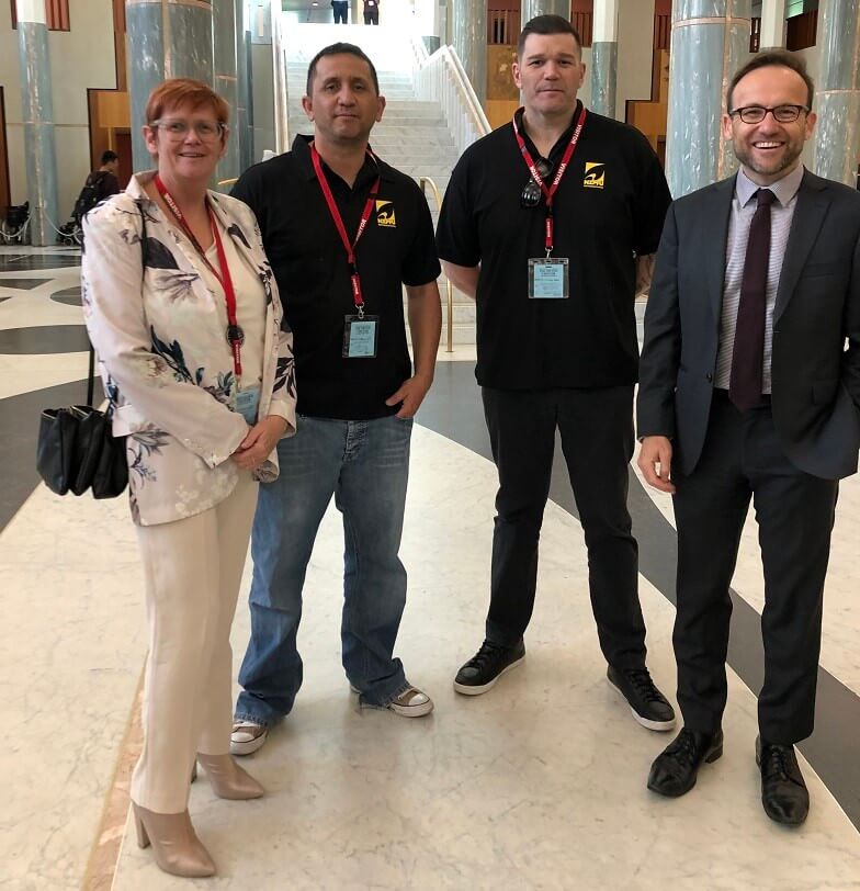 A NZPFU delegation is in Canberra for our global partners United Firefighters Union of Australian annual National Committee of M