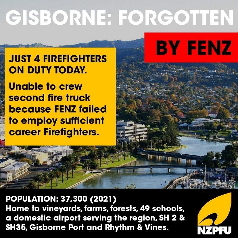 GISBORNE: FORGOTTEN BY FENZ