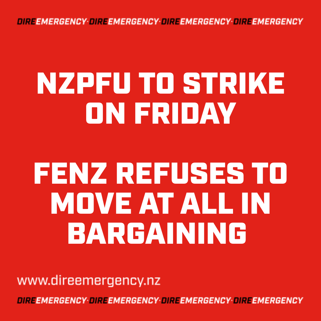NZPFU TO STRIKE ON FRIDAY