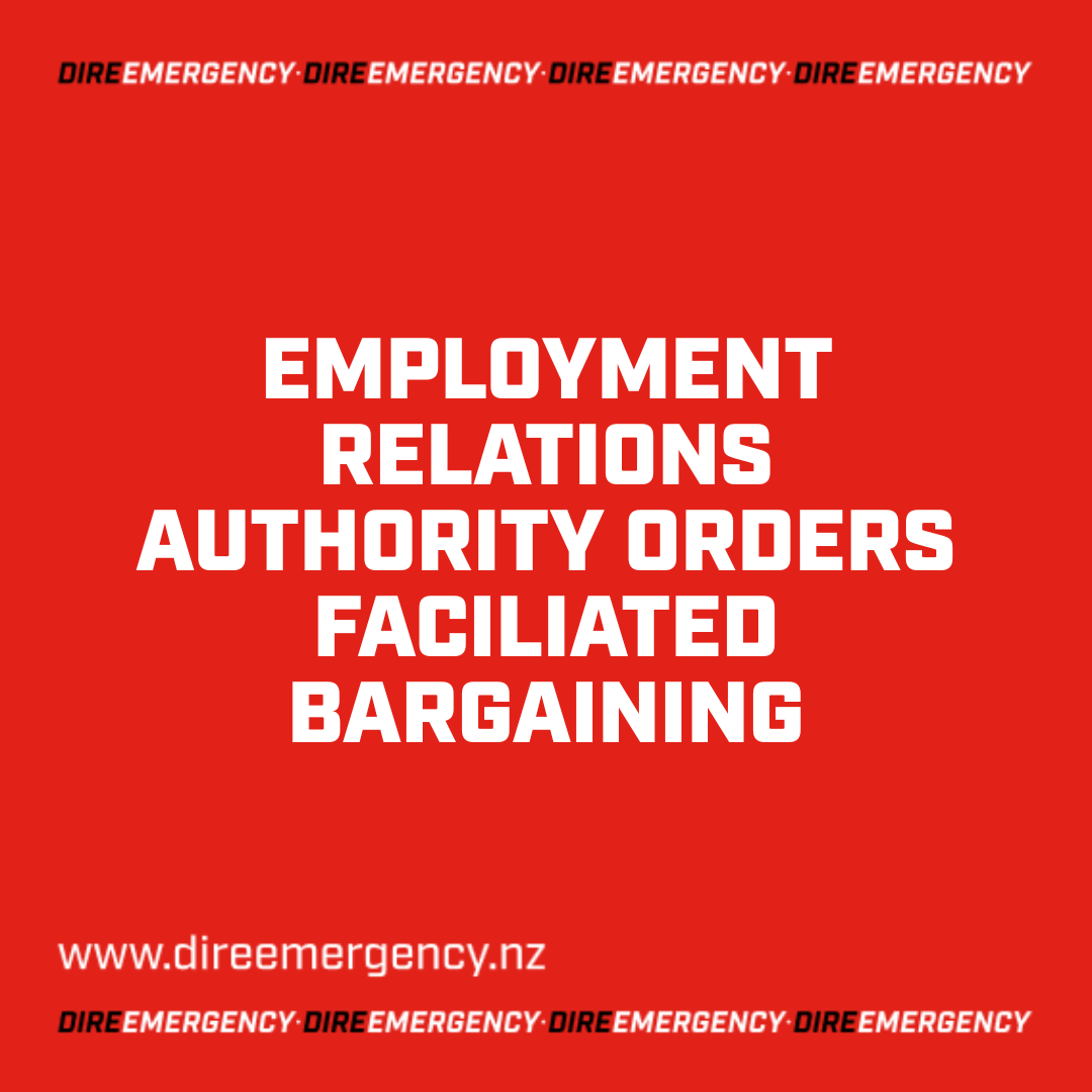 EMPLOYMENT RELATIONS AUTHORITY ORDERS FACILIATED BARGAINING