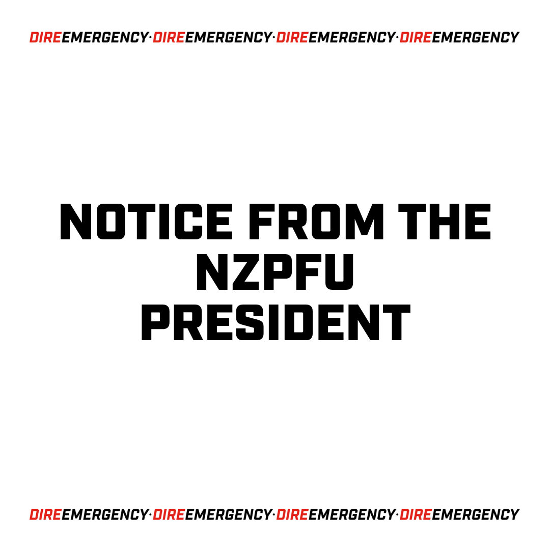 Notice from the NZPFU President