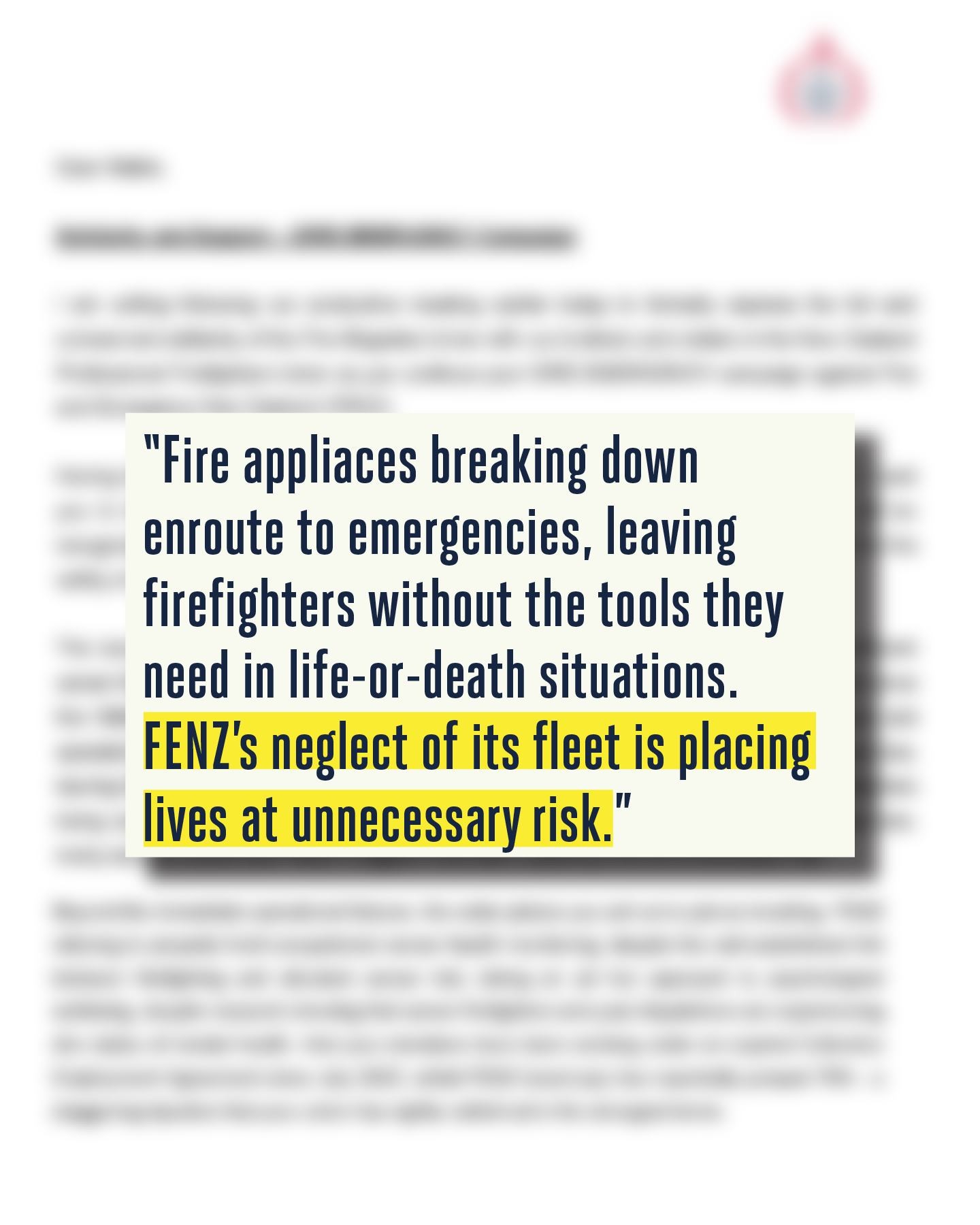 UK FIRE BRIGADES UNION MESSAGE OF SOLIDARITY