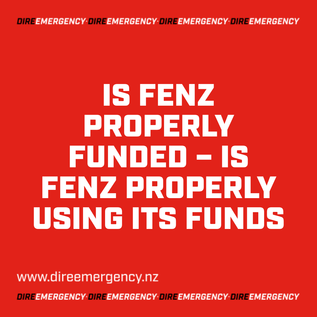 IS FENZ PROPERLY FUNDED – IS FENZ PROPERLY USING ITS FUNDS